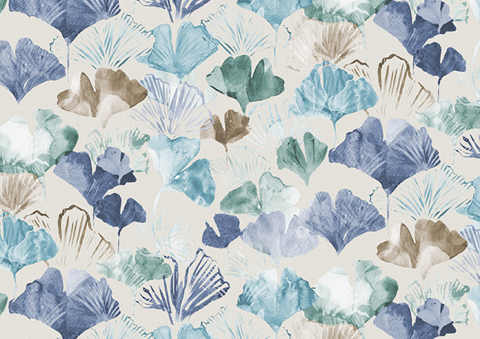 Palm Beach, Cool Water - Twist&Fit Roller Blind - Image 6